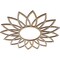Ekena Millwork Daisy Wood Fretwork Pierced Ceiling Medallion, Hickory, 16"OD x 5 5/8"ID x 3/8"T CMWP16X16X0375DAHI - alternate 4